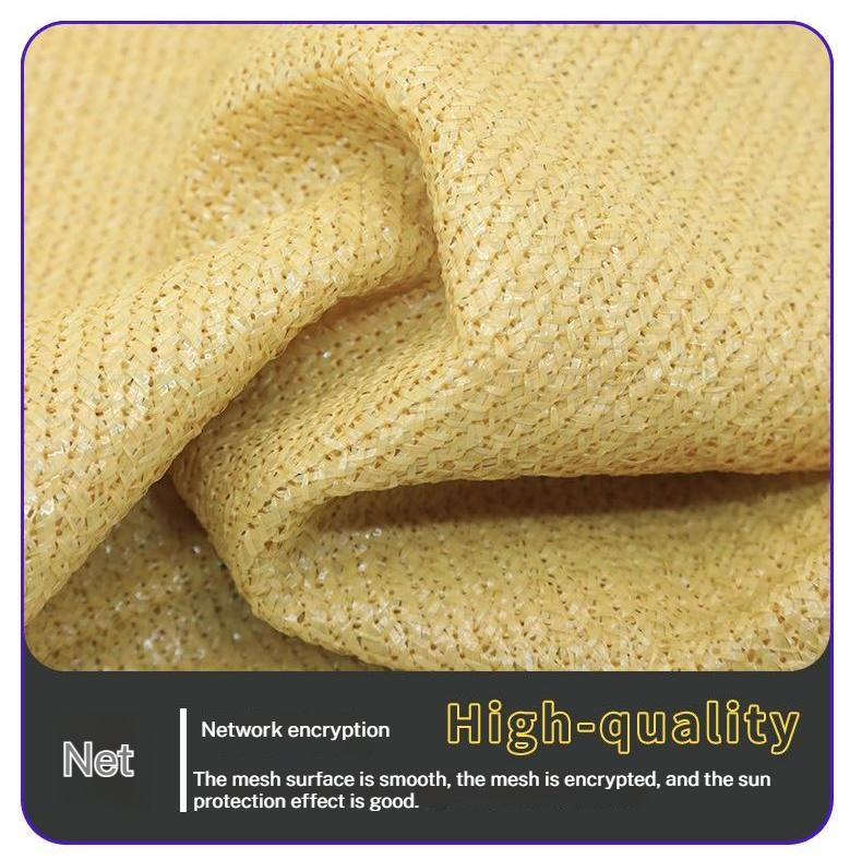 HDPE 180GSM Beige Sun Shade Net