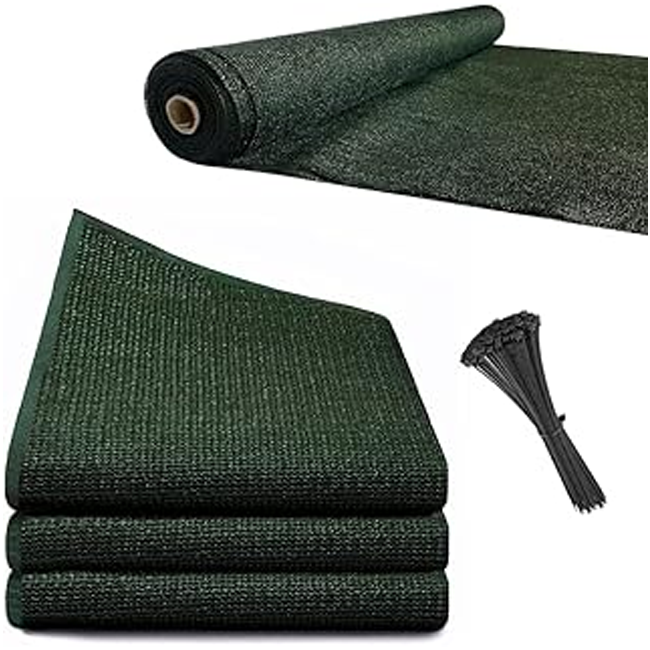 HDPE Dark Green Heavy Duty 200GSM Shade Net