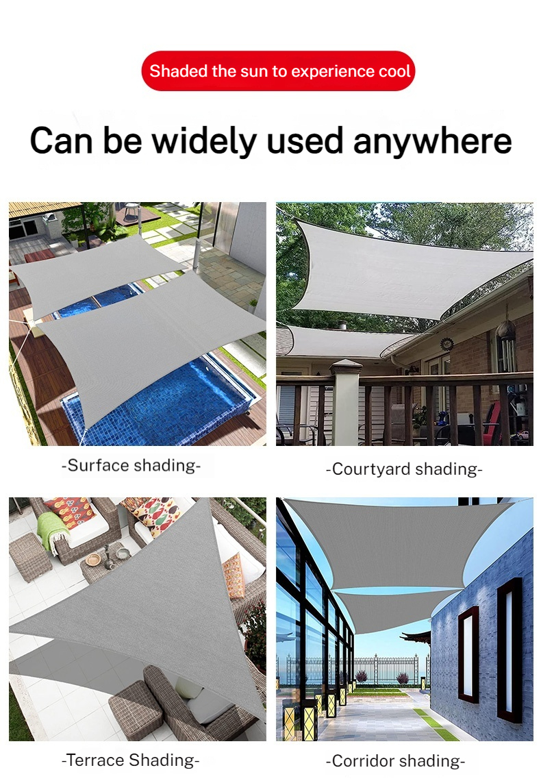 Privacy Protection 160GSM Shade Net for Swimming Pool Area