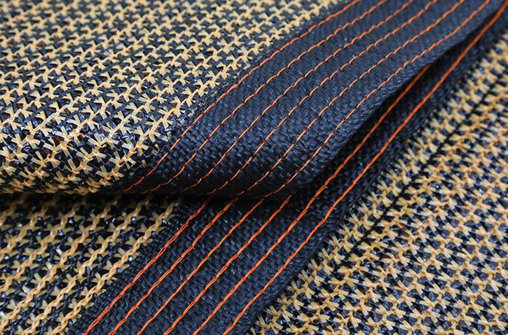 High Grammage Brown Shade Net for Garden Courtyard Use