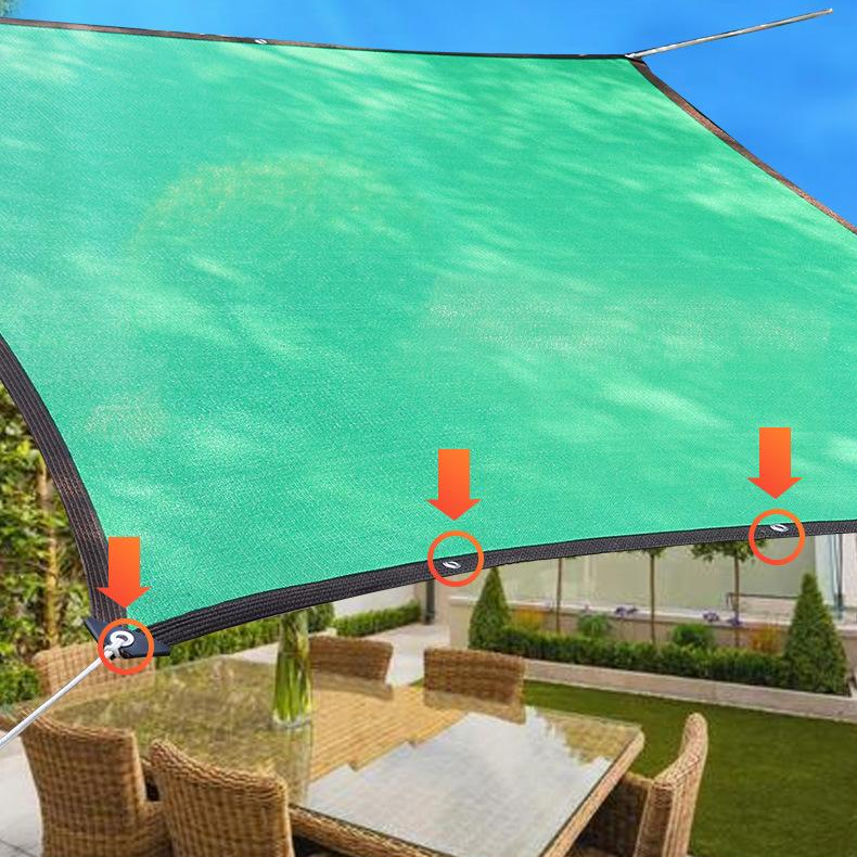Green Anti-UV 120GSM Shade Net for Patio Garden