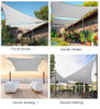 Privacy Protection 160GSM Shade Net for Swimming Pool Area