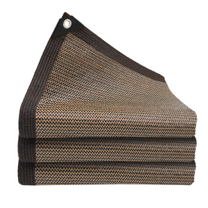 High Grammage Brown Shade Net for Garden Courtyard Use