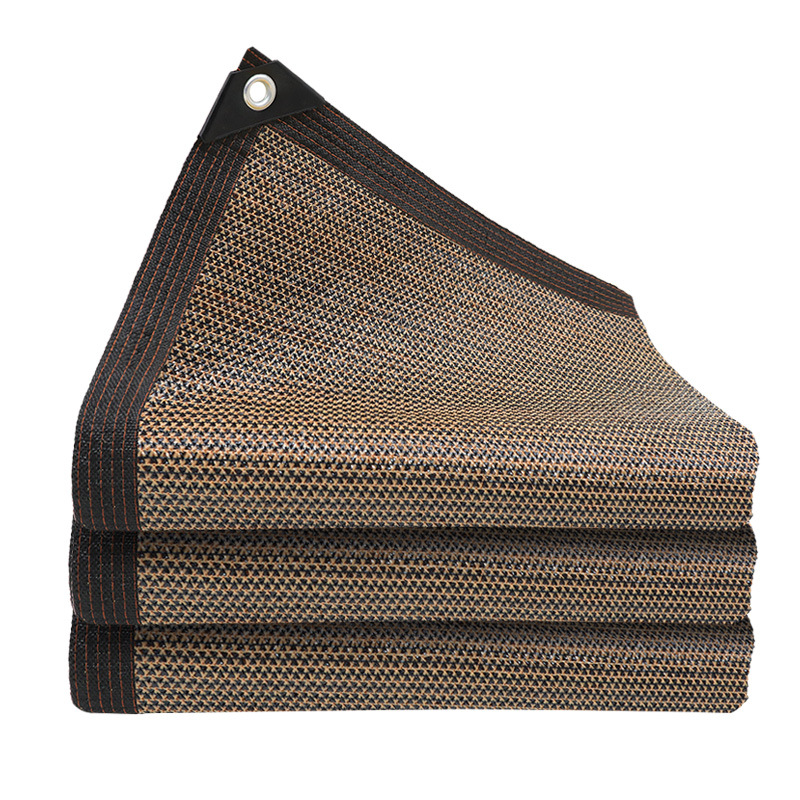 High Grammage Brown Shade Net for Garden Courtyard Use
