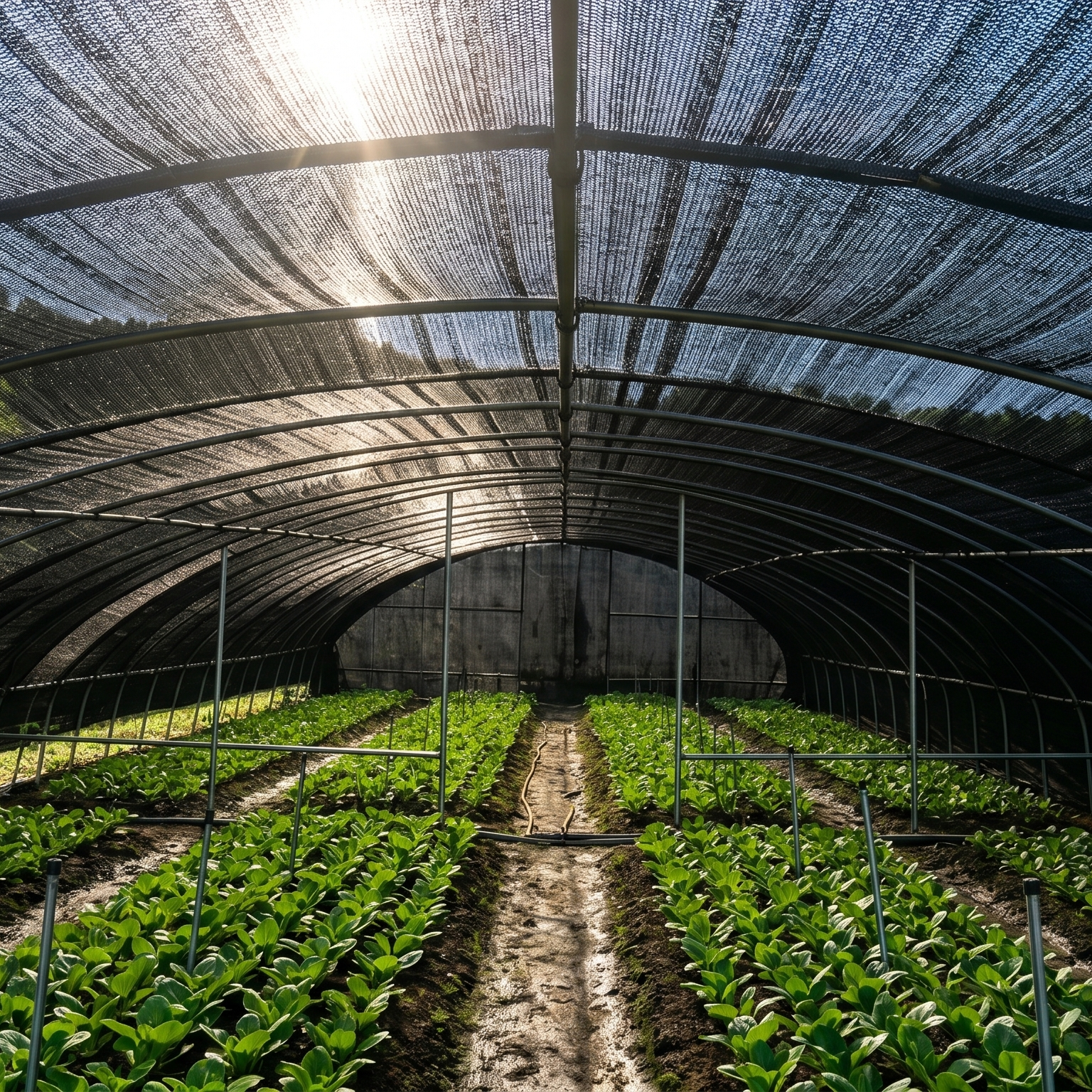 HDPE Black UV Protected 180GSM Shade Net for Greenhous